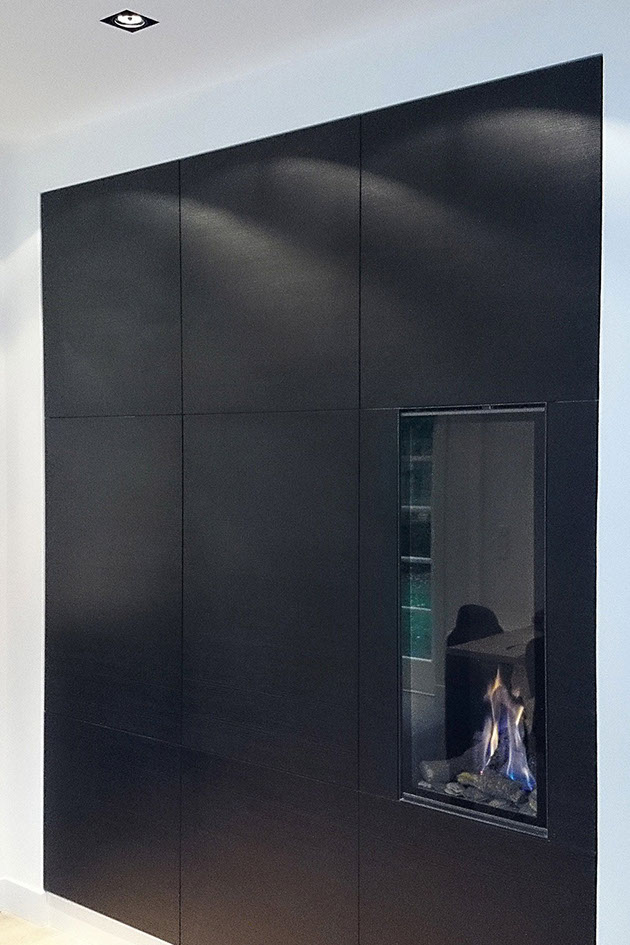 Bekhuis Bouwbedrijf, verbouwing villa, villa verbouwen, verbouw, woonkamer verbouwen, maatwerk meubels, haard